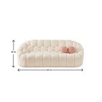 balloon teddy sofa 2 seaters white color sofaturkey 7