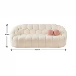 balloon teddy sofa 3 seaters white color sofaturkey dimensions