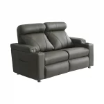 kayya double reclining sofa usb port cup holder automatic electric recliner chair 7