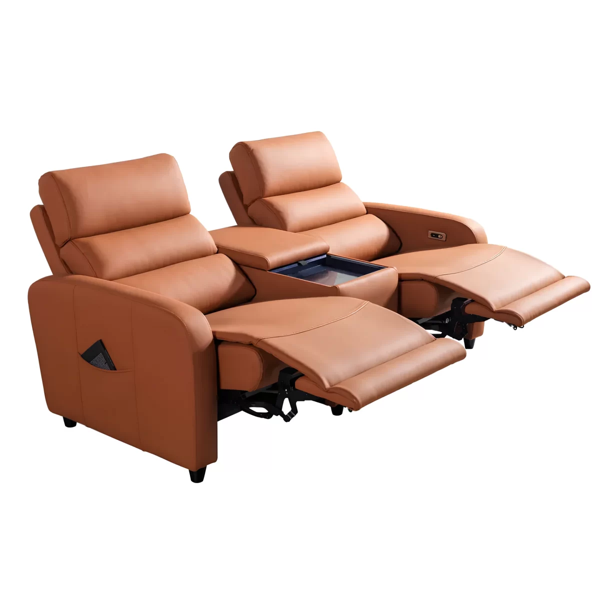 mari double reclining sofa electric recliner seat for home theater5
