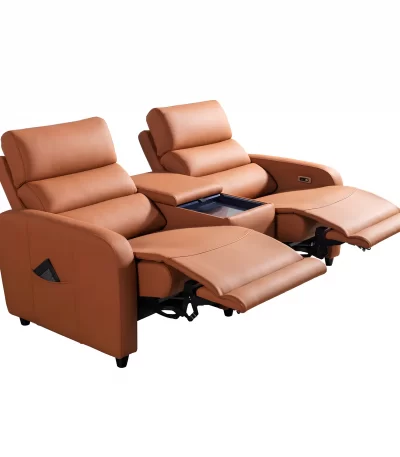 mari double reclining sofa electric recliner seat for home theater5