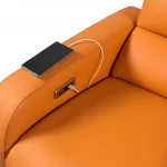 mari reclining sofa orange electric seat 3