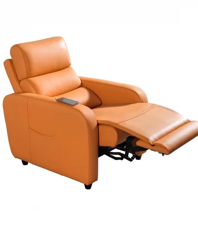 mari reclining sofa orange electric seat 4