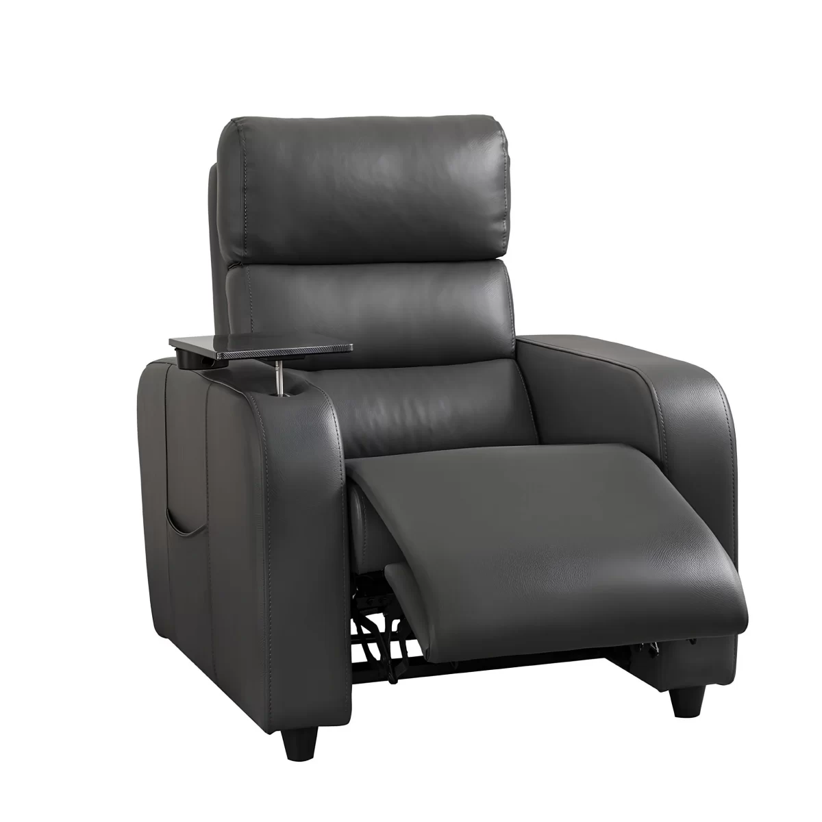 mari reclining sofa tray table electric recliner seat for home theater 2