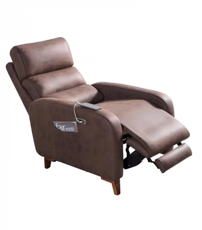 mari reclining sofa wooden armrest electric seat