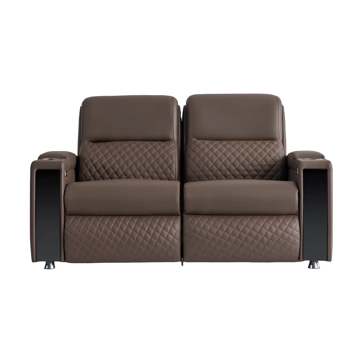 palma double reclining sofa electric recliner for home theater loveseat