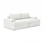 siesta modular sofa 2 modules off white linen feather 3