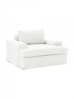 siesta pro armchair off white linen