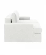 siesta pro modular sofa 2 modules off white linen feather 3