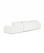 siesta pro modular sofa 3 modules off white linen 6