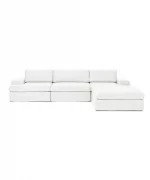 siesta pro modular sofa 4 modules off white linen feather 9