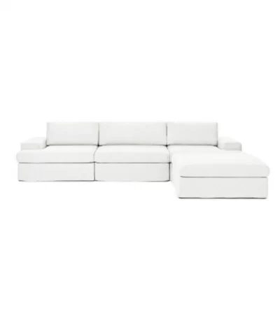 siesta pro modular sofa 4 modules off white linen feather 9