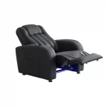 siesta reclining sofa vip theater seating led lights usb port cooler cup holder8