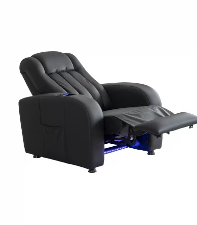 siesta reclining sofa vip theater seating led lights usb port cooler cup holder8