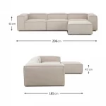 soft 4 module corner set dimensions beige linen