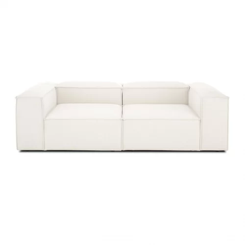 soft modular sofa 2 modules off white linen 7