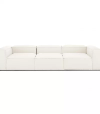 soft modular sofa 3 module off white linen 5