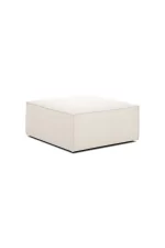 soft ottoman off white linen 5