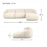 togg modular sofa 3 modules off white linen6