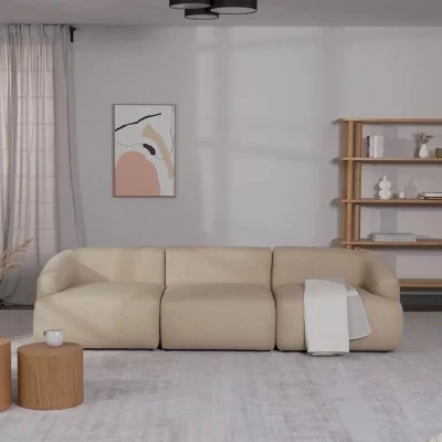 togg modular sofa standard 3 modules beige linen
