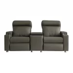 zero double reclining sofa for home theater seating cupholder usb electric 5